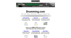 Desktop Screenshot of drumming.com
